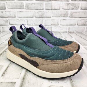 Teva Reember Vistaverse Women's Size 7 Green Brown Moccasin Slip On Comfort Shoe